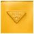 Borsa Prada Yellow Large Saffiano Lux Promenade Satchel - vista 5