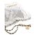 Borsa Chanel 22 Small in vitello lucido matelassé bianco con catena - vista 11