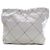 Borsa Chanel 22 Small in vitello lucido matelassé bianco con catena - vista 2