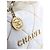 Borsa Chanel 22 Small in vitello lucido matelassé bianco con catena - vista 4