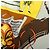 Foulard di seta Hermès Yellow Le Carnaval de Venise 90 - vista 7