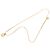 Collana Dior Gold Plated e Strass con Pendente Oval