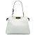 Sac à épaule Peekaboo Soft en cuir gris Medium Fendi
