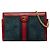 Gucci Blue Small Suede Web Ophidia Chain Crossbody