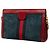 Gucci Blue Small Suede Web Ophidia Chain Crossbody - vista 2