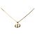 Collar Dior Gold Plated Strass CD Logo Pendant - vista 2
