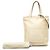Borsa Shopper Anagram LOEWE in lino e vitello goffrato marrone - vista 7