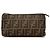 Pouch Fendi in tela Zucca marrone