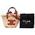 Céline Celine Beige Nano Raffia Cuir Triomphe Classic Panier Tote - vista 7