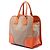 Bolsa Satchel Prada em lona Canapa com logo e acabamento em Saffiano marrom - vista 2