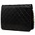 Chanel Black Small CC Quilted Lambskin Single Flap - vista 2