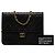 Chanel Black Small CC Quilted Lambskin Single Flap - vista 7
