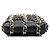 Clutch Chanel Tech Me Out in lambskin nero con catena - vista 3