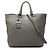 Borsa Tote Aperta Convertibile Prada in Vitello Daino Grigio