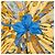 Lenço de seda Hermès Yellow Soleil de Soie 90 - vista 8