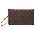 Louis Vuitton Brown Monogram Neverfull MM Pouch