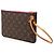 Louis Vuitton Brown Monogram Neverfull MM Pouch - Ansicht 2