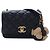 Chanel Black Small Quilted Lambskin Private Affair Camellia Flap