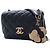 Chanel Black Small Quilted Lambskin Private Affair Camellia Flap - vue 13