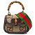 Bamboo Borsa Gucci Mini Jumbo GG Canvas 1947 con manico in bambù, Beige