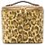 Céline Celine Beige Triomphe Coated Canvas Leopard Print Vanity Case