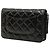 Chanel Black CC Quilted Caviar Wallet on Chain - vista 2