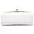 Chanel Mini Quilted Crumpled Lambskin CC Links Top Handle Flap Weiß - Ansicht 3
