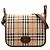 Sac à épaule Burberry Beige Haymarket Check Canvas
