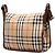 Sac à épaule Burberry Beige Haymarket Check Canvas - vue 2
