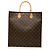 Louis Vuitton Brown Monogram Sac Plat