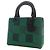 Dior Green Medium Crystal Embellished Calfskin Checkered Lady Dior - vue 13