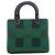 Dior Green Medium Crystal Embellished Calfskin Checkered Lady Dior - vue 2