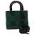 Dior Green Medium Crystal Embellished Calfskin Checkered Lady Dior - vue 6