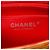Chanel Orange Mini Square Classic Patent Striped Single Flap - vista 5