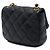 Chanel Mini Quilted Lambskin Lacquered Chain Flap Schwarz - Ansicht 2