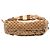 Borsa a tracolla Gucci Beige GG Crystal Horsebit Web - vista 3