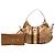 Borsa a tracolla Gucci Beige GG Crystal Horsebit Web - vista 6