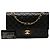 Chanel Black Medium Classic Lambskin Double Flap - vista 8