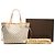 Louis Vuitton White Damier Azur Neverfull MM - vista 7