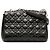 Dior Black Lambskin Cannage Soft Flap