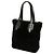Tote LOEWE em pele de carneiro preta com Anagrama e fecho vertical - vista 2