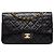 Chanel Black Medium Classic Lambskin Double Flap