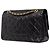 Chanel Black Medium Classic Lambskin Double Flap - vista 2