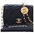 Chanel Black Small Quilted Lambskin CC Coin Flap - vista 5