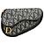 Diorissimo Saddle Pouch aus blauem Canvas