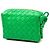 Bottega Veneta Mini Borsa Camera Loop Intrecciato in Pelle di Agnello Verde - vista 2
