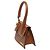 Jacquemus Brown Leather Le Chiquito Moyen Boucle - vista 2