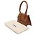 Jacquemus Brown Leather Le Chiquito Moyen Boucle - vista 7