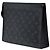 Louis Vuitton Black Monogram Eclipse Pochette Voyage MM - Ansicht 2