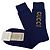Gucci Blaue Stretch-Baumwollsocken mit Logo